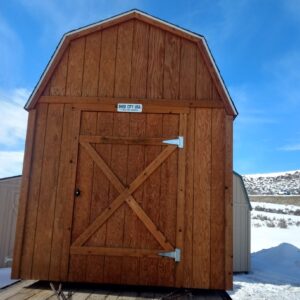 10′ x 12′ Loft Style wood shed with T-111 Siding. In Glenwood Springs.'s feature image