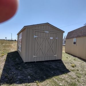 10′ x 20′ Ranch style wood shed in Craig's feature image