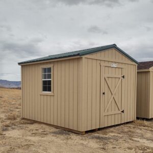 10′ x 12′ Ranch Style wood shed's feature image