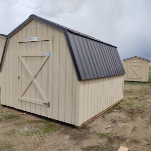 10′ x 12′ Barn Style wood shed.'s feature image