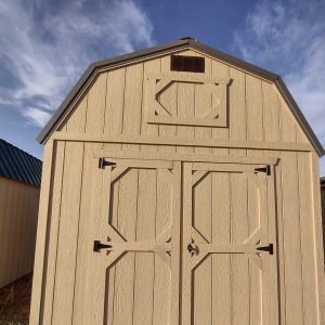 10′ x 20′ SPLIT Loft Style wood shed's feature image